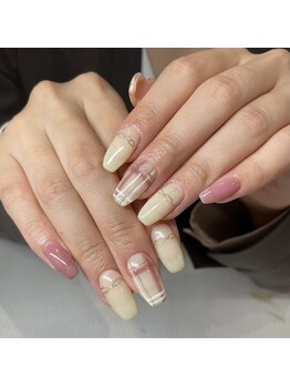 ミントリーフ バイ リート(Mint leaf by Reat)/チェックネイル