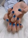 ブルーカラーグラデーション♪