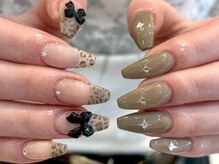 リンミウ(RiN.miu)/ヒョウ柄ネイル Miyuu