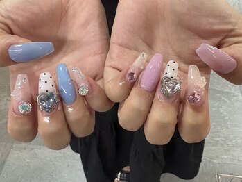 グロウ ネイル(GLOW×NAIL)/Art by RIHO