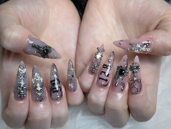 ネイルズバー 新宿店(Nails Bar)/ゴシックメタルネイル