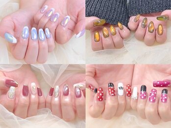 NICENAIL/ジェルネイル/パラジェル/フィルイン/マグネット/サニーサイドモール小倉店/持ち込みデザインコース