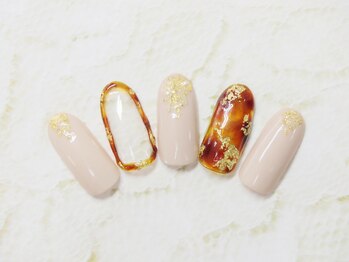 トレンド囲みべっ甲デザイン☆