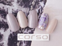 コルソケーツー 梅田茶屋町(corso k-two)/冬ネイル10/茶屋町中津中崎町