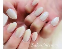 シェリナル 平岸店(Sherinal)/オーロラパウダーでパールネイル
