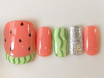 カラ ネイル 中津店(calla nail)/スイカネイル