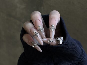 ヒーミー(HYMY)の写真/《長さ出し×個性派デザイン》が超バズ！【スカルプ/チップ/ジェル長さ出し/アクリル】お爪にあわせ施術◎