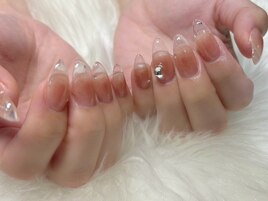 クリアフレンチ/クリアネイル