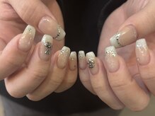 アイネイルズ 天神今泉店(I-nails)/【mami.i】スターホワイトグラデ
