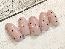 ネージュ バイ リアンジュ 辻堂(Neige by Reange)/ブラックドットネイル