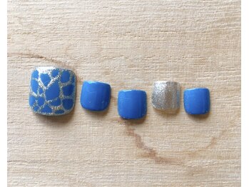 ココルポ 京橋(COCORUPO)/ブルー×ラメ