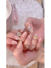 ピンクハルナネイル(pink haruna nail)/クリスマスネイル