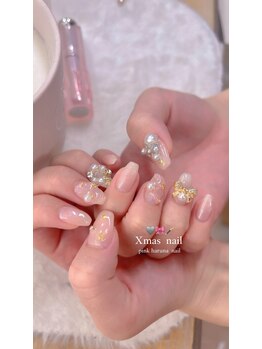 ピンクハルナネイル(pink haruna nail)/クリスマスネイル