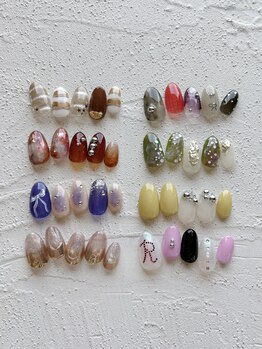 ネイルアンドアイ オリ 富雄店('oli)/トレンドニュアンスコース 