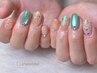 hand【パラジェル&フィルイン】定額デザインコースC　￥8300→