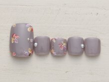 ノーネイル 大宮(NO NAIL)/ニュアンス秋フラワー　￥4990