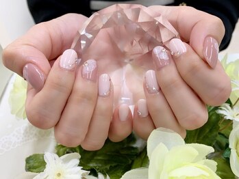 プルミエ ネイル(Premier Nail)/たらし込みフラワー♪