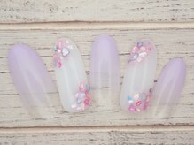 ワンネイル(ONE NAIL)/＃シェルネイル＃梅雨ネイル