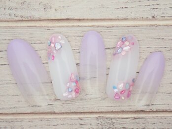 ワンネイル(ONE NAIL)/＃シェルネイル＃梅雨ネイル