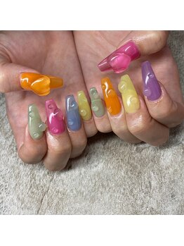 モレリア 心斎橋店(morelia)/夏ハートネイル