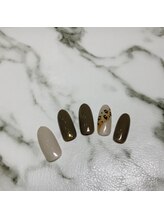 カシェット(Cachette)/レオパードネイル