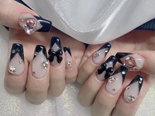 モルフォネイル(Morpho nail)/#キラキラネイル