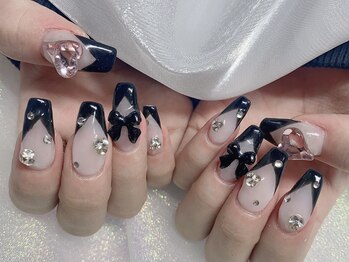モルフォネイル(Morpho nail)/#キラキラネイル