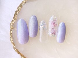 紫陽花ネイル￥5980