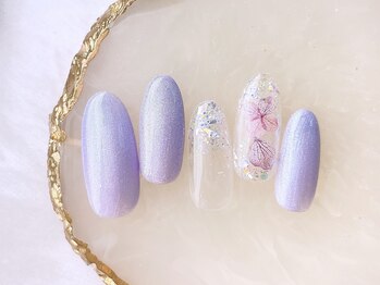 ネイルサロンフォーユー(for u)/紫陽花ネイル￥5980