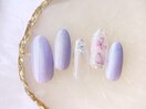 紫陽花ネイル￥5980