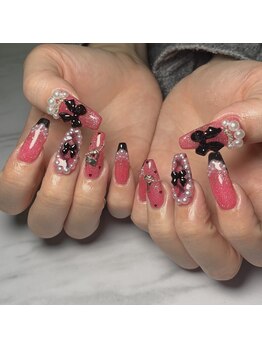 アズネイル 大宮(AZU NAIL)/パーツ付け放題持ち込みデザイン