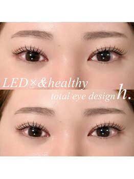 トータル アイ デザイン エイチ(h.)/LED/&healthy