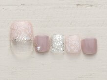 ノーネイル 大宮(NO NAIL)/レースフレンチ　 ￥4990