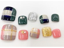 ネイルサロン クイール 小山店(NAIL SALON QUILL)/チェックネイル