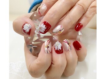 プルミエ ネイル(Premier Nail)/和柄☆お正月ネイル