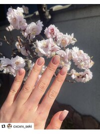 桜色ミラーグラデーション