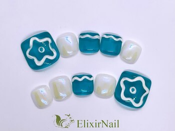 エリクサーネイル 池袋(Elixir Nail)/フットやり放題/クーポン使用