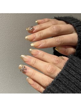 オマモリ ネイル 心斎橋店(omamori nail)/王道フレンチネイル