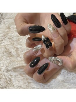 プラスジェイ 仙台長町店(plus J)/モノトーンネイル