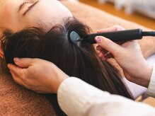 お顔のたるみは頭皮からケア♪インディバヘッドでリフトアップ◎