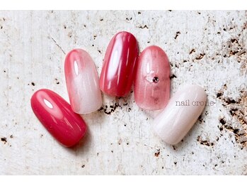 ネイルクローネ(nail crone)/ピンクニュアンスネイル