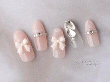 サンミーゴネイル 神戸店(Sunmego Nail)/きらきら/リボン