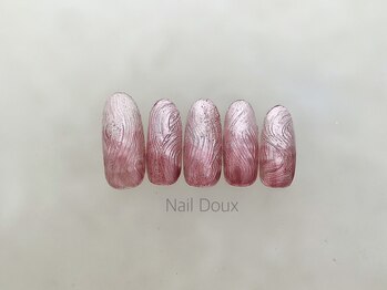 ネイル ドゥ 岡山駅前店(Nail Doux)/ミラーニュアンスネイル