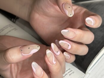 アース コアフュールボーテ 高岡店(EARTH coiffure beaute)/持ち込みデザインネイル