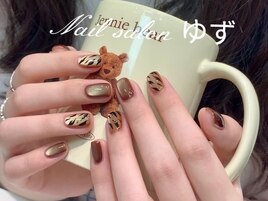 ヒョウ柄ネイル