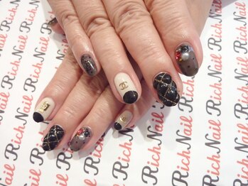 ネイル リッチ(Nail Rich)/シックな大人ネイル☆