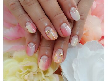 ミア(mia)/縦グラデーション×フラワー