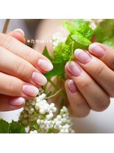 たゆ ネイル(たゆnail)/上品☆パールフレンチ
