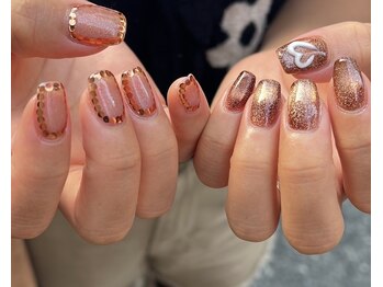 フリーズネイル 三宮店(FREE'S nail)/アシンメトリーネイル