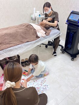 ビューティーグロウ(BEAUTY-GROW)の写真/個室なので周りのお客様を気にせず、お子様連れでも安心♪忙しいママさんにもおすすめです◎